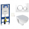 Závesný WC set Geberit do ľahkých stien / predstenová KOLO Rekord SIKOGES4K7
