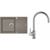 Set Sinks G4254XC (dřez Linea 780 XC Truffle 54 + baterie Vitalia Chrom - lesklý)