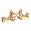 Robotime Rolife Svietiaci 3D drevené puzzle Tower Bridge 113 ks