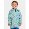 Detská bunda Didriksons Norma 3 Doodle Pale Mint A51 Veľkosť: 100