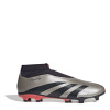 adidas Predator 24 League Laceless Firm Ground Football Boots Silver/Black 8.5 (42.7)