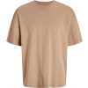 JACK & JONES 3911 / Unisex oversize tričko s krátkym rukávom - warm taupe sand XL