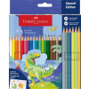 Faber-Castell Pastelky Dino Colour Classic 18 farieb +6 Neon a Metallic