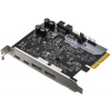 ASRock Thunderbolt 4 AIC / PCI-E 3.0 / Intel JHL8540 Thunderbolt 4 Controller / 2x Thunderbolt 4 / 2x DP IN