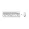 HP 230 Wireless Mouse and Keyboard Combo (White) CZ/SK - bezdrátová klávesnice a myš 3L1F0AA#BCM