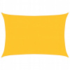 Slnečná plachta, 160 g/m², žltá, 3x5 m, HDPE