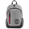 MANCHESTER UNITED FC Batoh Manchester United FC, sivý, čierny znak, tri vrecká