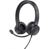 TRUST sluchátka s mikrofonem Ayda PC headset, USB