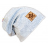 Bavlnená čiapočka Baby Nellys ® - sivý melír, vel. 92/98 Baby Nellys 8596309170817