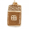 Clayre & Eef Závesná ozdoba perníková chalúpka Gingerbread Cott - 4*4*7 cm - Clayre & Eef