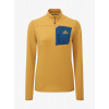 Dámska mikina bez kapucne Mountain Equipment Lumiko Zip-T - butterscotch/maj