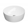 GSI, SAND keramické umývadlo na dosku, priemer 40 cm, biela ExtraGlaze, 903911