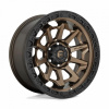 FUEL Fuel D696 Covert 9x18 6x139.7 ET-12 Matte Bronze Black Bead Ring 106.1