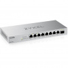 Zyxel XMG-108 Nespravované 2.5G Ethernet (100/1000/2500) Strieborná (XMG-108-ZZ0101F)