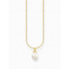 Thomas Sabo KE2238-430-14-L45V Gold-plated chain w. pearl pendant