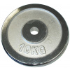 Závaží na činky KUBIsport Kotouč chromované závaží 10kg - na osu o průměru 28mm (05-CWCH10K-25)