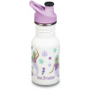 KLEAN KANTEEN Kid Classic Narrow 12oz (w/Kid Sport Cap) - Mermaids 355 ml