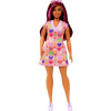 Barbie Modelka šaty so sladkými srdiečkami HJT04