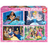 Educa Multi 4 Disney Princess 50-80-100-150 dielov