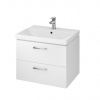 Cersanit SET 802 LARA CITY 60 cm, skrinka s umývadlom, biela S801-142-DSM