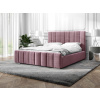 Posteľ MODEL 12 160x200 ružová - MAGIC VELVET 2258