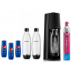 Stream TERRA sóda čierna + 3x PEPSI + x2 fľaše (Stream TERRA sóda čierna + 3x PEPSI + x2 fľaše)