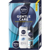 Nivea Men sensitive sprchový gél pre mužov 250 ml + Invisible Black & White antiperspirant v spreji 150 ml + Original krém pre mužov 30 ml kozmetická sada