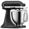 KitchenAid Artisan 5KSM185 černá litina (5KSM185PSEBK) + Akční set KitchenAid kovový mlýnek na maso 5KSMMGA