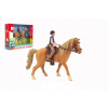 Teddies Kůň + žokej plast 15cm 20x16x5,5cm