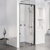 Ravak Sprchové dveře Pivot PDOP1 PDOP1-90 black+Transparent 03G70300Z1