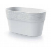 Kvetináč plast biely Prosperplast 15 cm x 27 x 14,8 cm