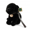 Plyšový pes labrador čierny 25 cm ECO-FRIENDLY