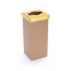 Odpadkový kôš na triedený odpad, recyklovaný, HU popis, 50 l, RECOBIN 