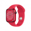 Apple Watch Series 8 GPS, 41mm (PRODUCT)RED Aluminium Case with (PRODUCT)RED Sport Band