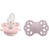 BIBS Infinity anatomické cumlíky zo silikónu 2ks - veľkosť 2, Blossom / Dusky Lilac