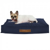 INTERMEDIC SK Obdĺžnikový peliešok pre psa Plyš – ortopedický, 3 veľkosti Farba: Tm. modrý, Veľkosť: 80x120 cm