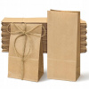 Taška KLOCKOWA 8x6,5x19 HNEDÁ 50 kusov EKOLOGICKÁ na sladkosti a darčeky
