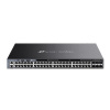 Omada 48-PortGigabit Stackable L3 Managed PoE+ Switch with 6 10GE SFP+ Slots PORT: 48× Gigabit PoE+ RJ45 Ports, 6× 10G S SG6654XHP
