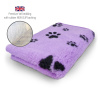 DRYBED Premium Vet Bed svetlofialový + čierne labky 100 x 75 cm