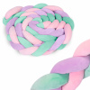 Ricokids Pletenec do postieľky 3m mätovo ružová a fialová