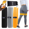 MATERIÁLOVÁ ODPOROVÁ GUMA na cvičenie SADA 3 silných fitness pásov + EBOOK