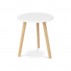 AUTRONIC Konferenčný stolík 40x40cm, mdf, biela, AF-1142 WT