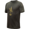 SENSOR MERINO AIR PT EARTH pánské triko kr.rukáv olive green - XL