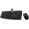 Genius Smart KM-8100, sada klávesnice s bezdrôtovou optickou myšou, AAA, US, klasická, 2.4 [Ghz], bezdrôtová, čierna (31340004400)