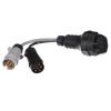 Káblová redukcia zásuvky ťažného zariadenia TRAILER CABLE 5, z 13pin na 7pin N+S, 35 cm
