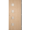 Hrdinka Palubkové dveře Quatro - zámek Materiál: smrk, Orientace: Levé, Šířka: 90 cm
