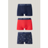 SPODNÁ BIELIZEŇ GANT BOAT PRINT TRUNK 3-PACK EVENING BLUE