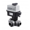 Guľový elektrický trojcestný ventil z PVC 50 mm FIP-T
