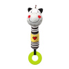 Babyono Pískacia hračka s hryzátkom zebra ZACK