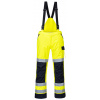 Portwest MV71 MODAFLAME RAIN MULTI-NORM ARC Reflexné nohavice L, Fluorescenčno žltá-Námornícka modrá